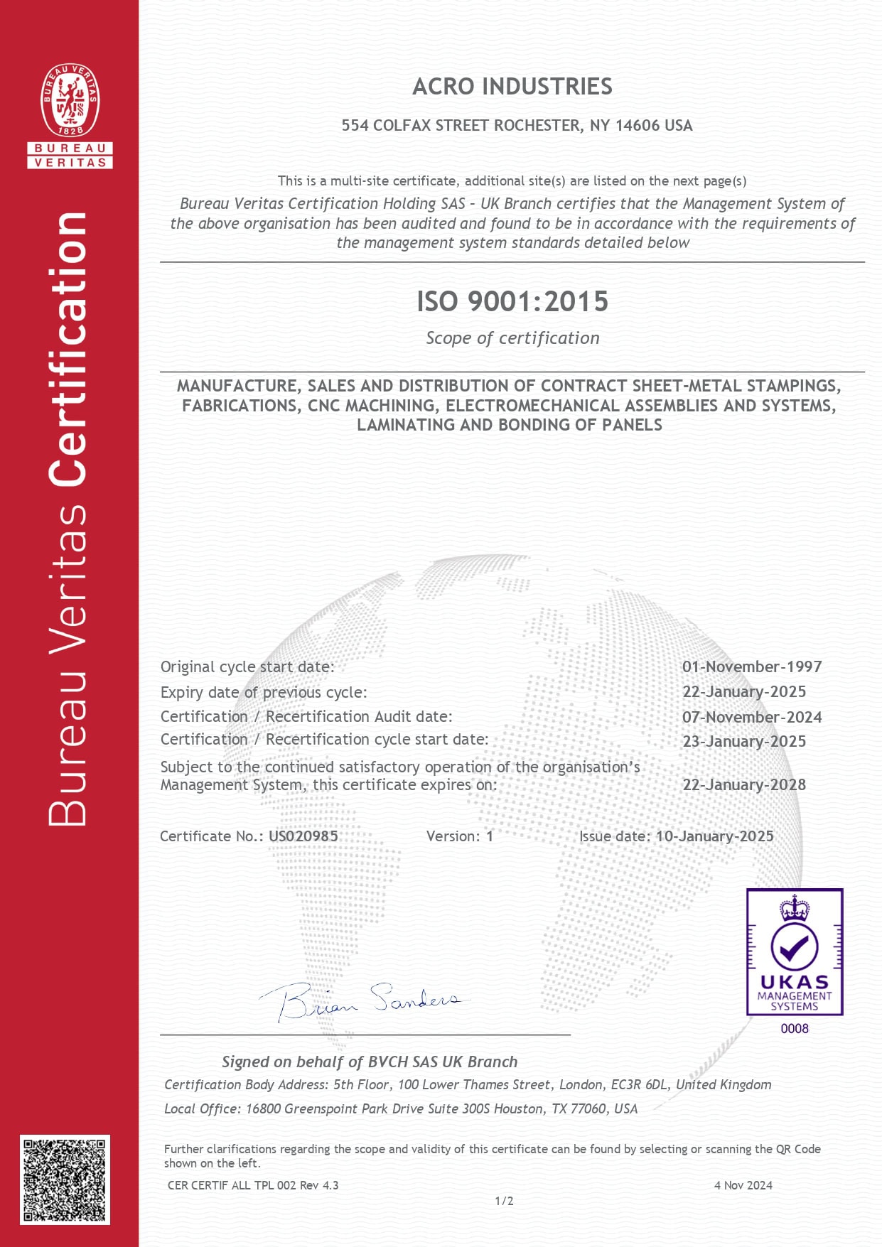 ISO 9001:2015