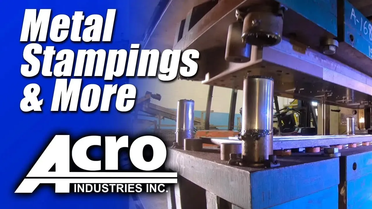 Metal Stampings up to 600 Tons | Acro Industries | Rochester, NY